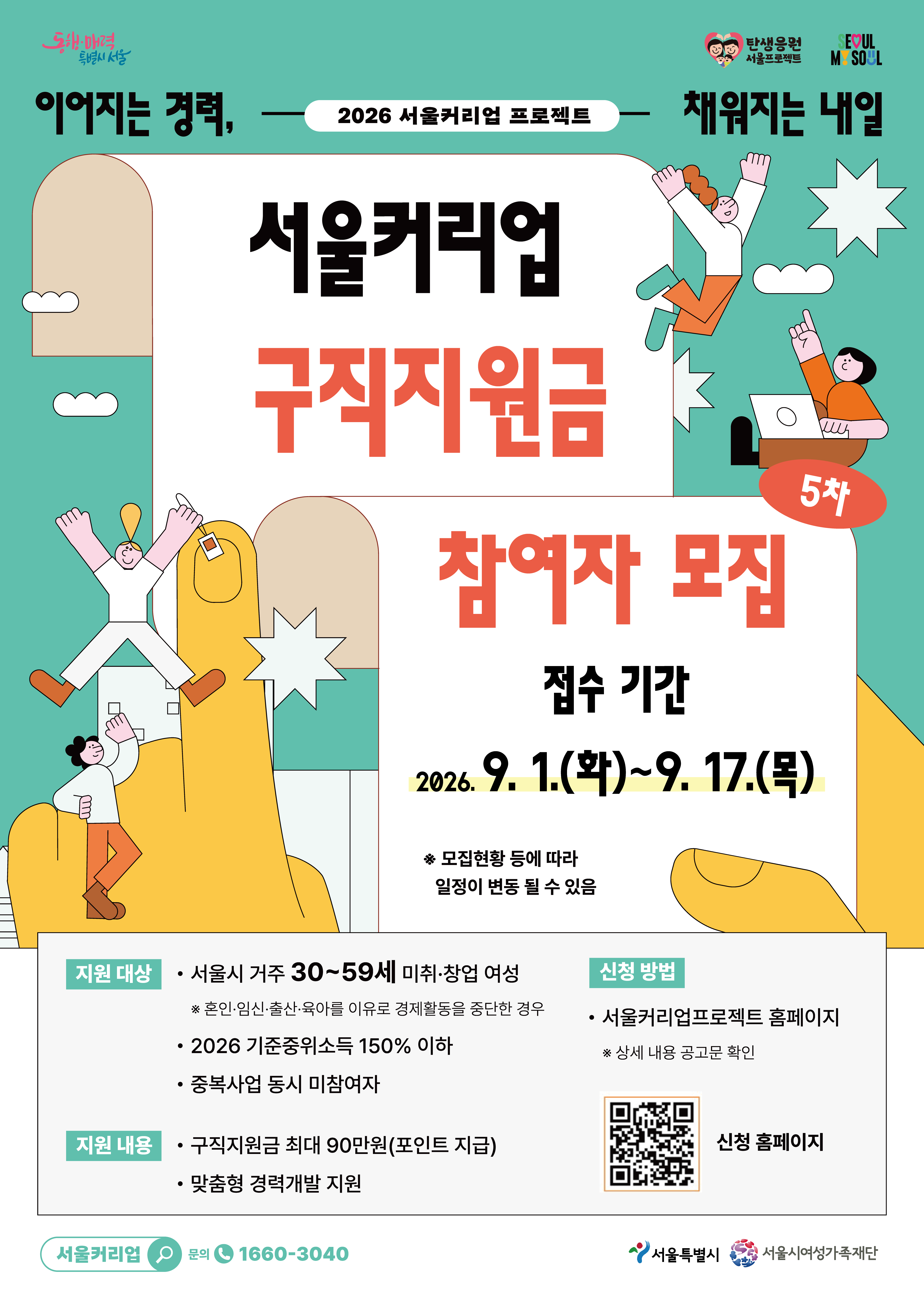 1. 포스터_구직지원금 5차모집